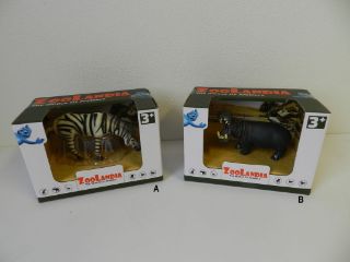Obrázek z Zebra/hroch Zoolandia  v krabičce 9,5-12cm 